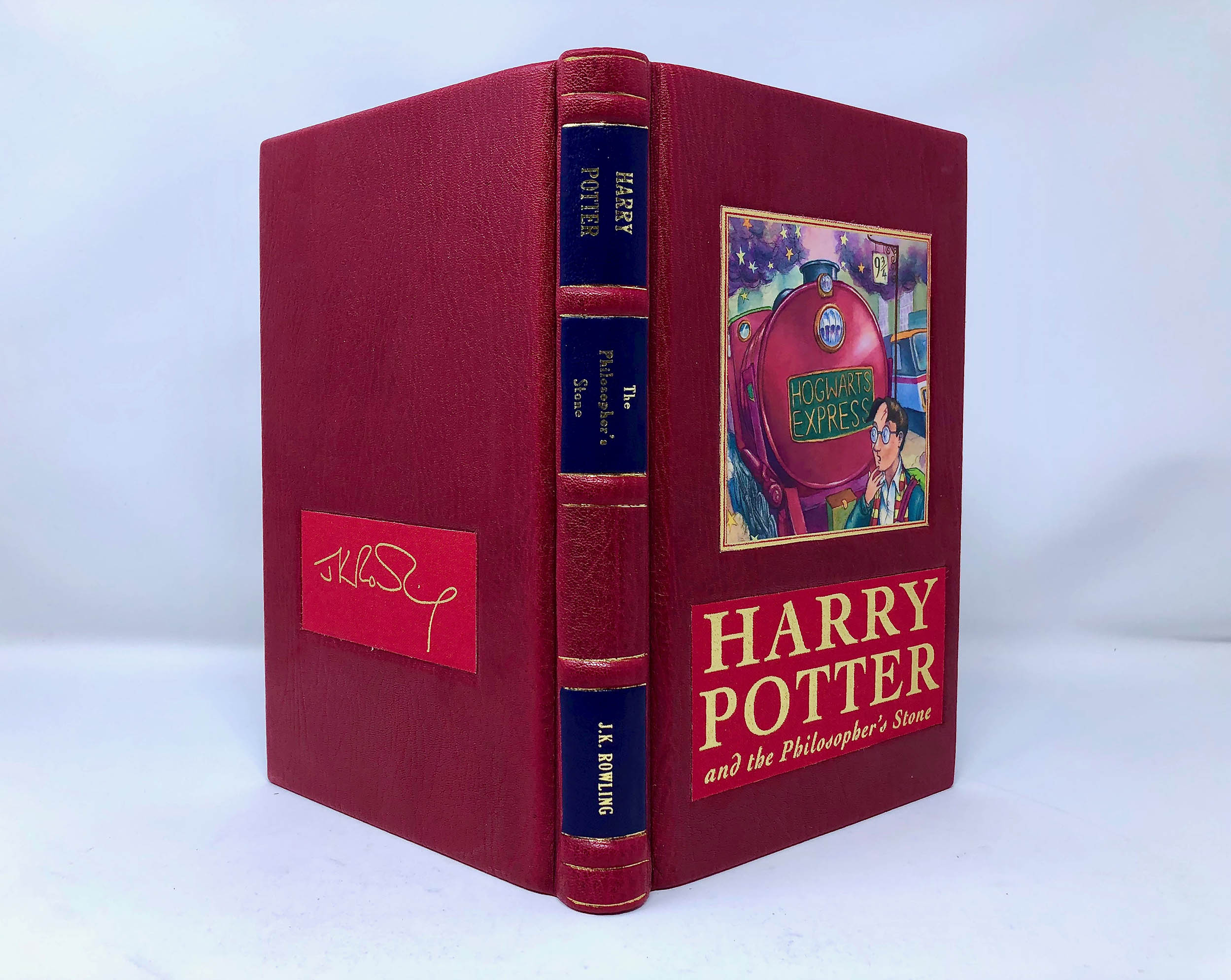 Harry Potter and The Philosopher’s Stone | UK First Edition
Custom Leather Book
Boston Harbor Bookbindery